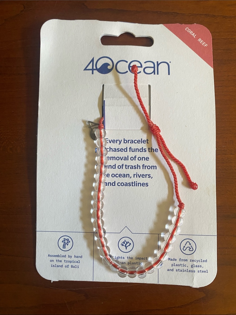 4Ocean Bracelet. Together we can end the ocean plastic crisis. NWT